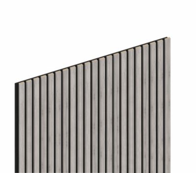 Panneau tasseau MDF coloris chêne blanc 280 x 90 cm