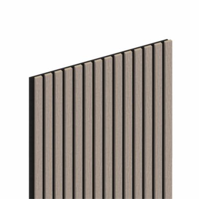 Panneau tasseau MDF coloris chêne naturel 280 x 60 cm
