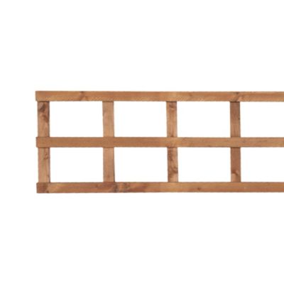 Treillis carré en pin avec cadre 61 x h.183 cm