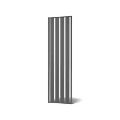 Panneau tube 16 cm pour pergola gris anthracite H.225 x l.60 cm 4ALU