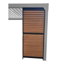 Panneau ventelles pour pergola Green Outside bois