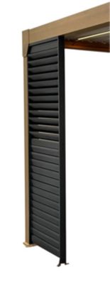 Panneau ventelles pour pergola Green Outside noir