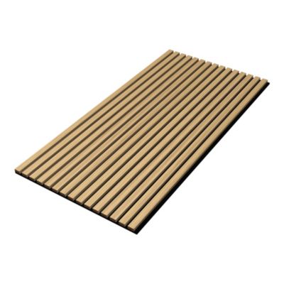 Panneaux acoustiques Vang lot de 12 panneaux effet chêne foncé NEU.HOLZ