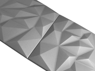 Panneaux de plafond et panneaux muraux Decoratif 3D Brylant Gris 12m² / 48pièces