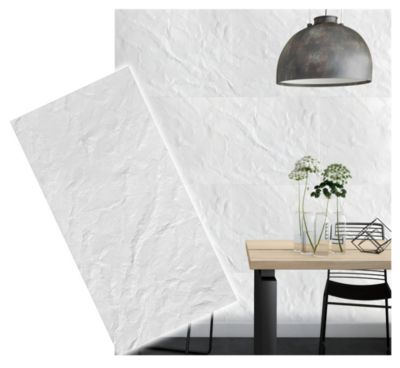 Panneaux de plafond et panneaux muraux Decoratif Glaz Blanc 4m² / 8pièces