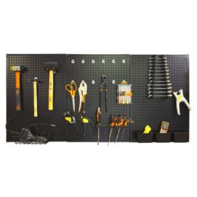 Panneaux muraux acier avec 24 fixation outils - Fischer Darex