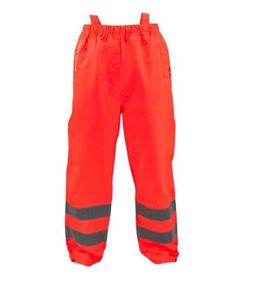 Pantalon de pluie imperméable haute visibilité Surpantalon intemperies Taille - 2XL