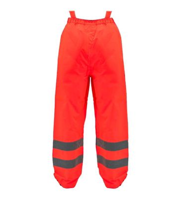 Pantalon de pluie imperméable haute visibilité Surpantalon intemperies Taille - 2XL