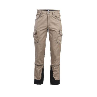 Pantalon de Travail Antras - Taille 44 - Beige - Résistant et Confortable - D-Work