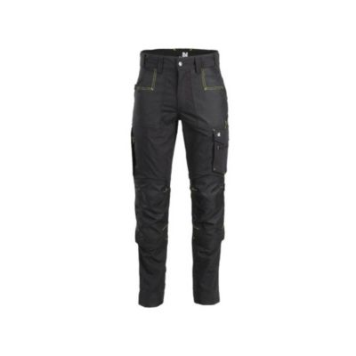 Pantalon de Travail Bill - Taille 52 - Noir - Résistant et Confortable - D-Work