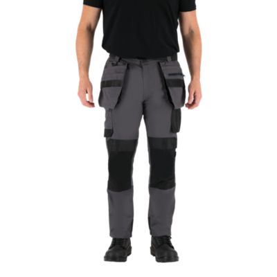 Pantalon de travail Erbauer gris taille 40 – multi-poches, genoux renforcés, tissu résistant
