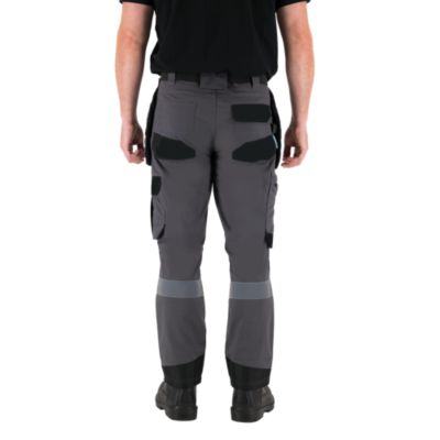 Pantalon de travail Erbauer gris taille 40 – multi-poches, genoux renforcés, tissu résistant