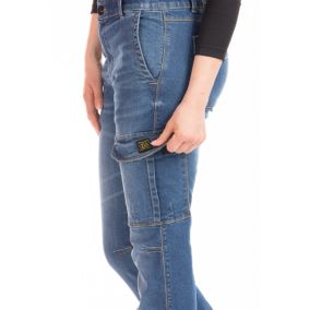 Pantalon de travail femme Rica Lewis Betty Denim Taille 42