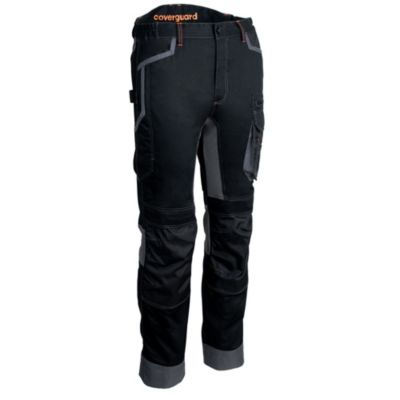 Pantalon de travail homme Coverguard Baru noir taille L