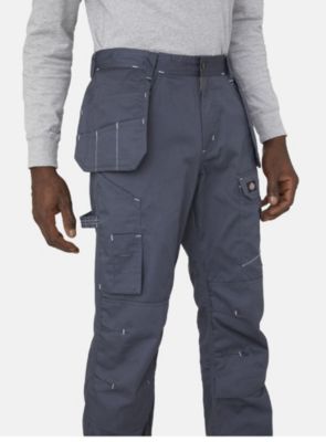 Dickies Pantalon de travail skinny-droit à double genou pour homme