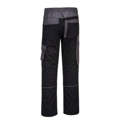 Pantalon de travail Munich 300 g/m² noir - taille EU 36, poches renforcées, UPF 40+