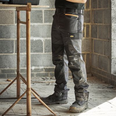 Pantalon de travail Site Allman gris taille 38