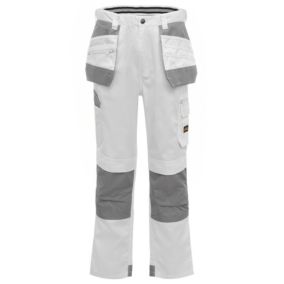 Pantalon de travail Site Jackal Blanc/gris Taille 40