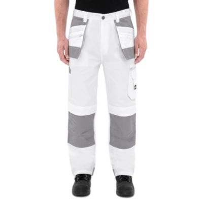 Pantalon de travail Site Jackal Blanc/gris Taille 40