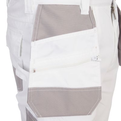 Pantalon de travail Site Jackal Blanc/gris Taille 42