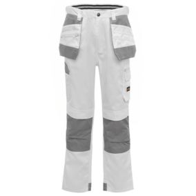 Pantalon de travail Site Jackal Blanc/gris Taille 46