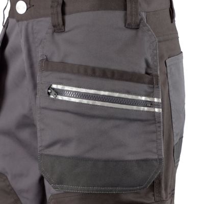 Pantalon de travail Site Kirksey Taille 40 gris / noir