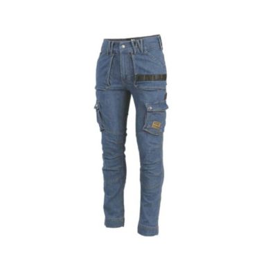 Pantalon de Travail Usain - Taille 46 - Bleu - Résistant et Confortable - D-Work