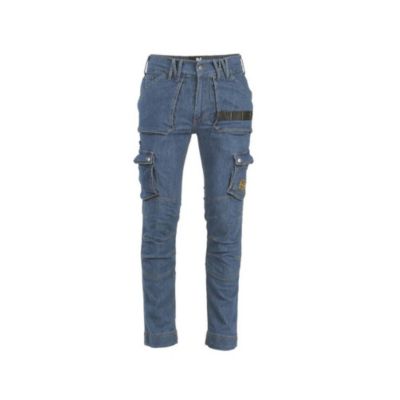 Pantalon de Travail Usain - Taille 46 - Bleu - Résistant et Confortable - D-Work