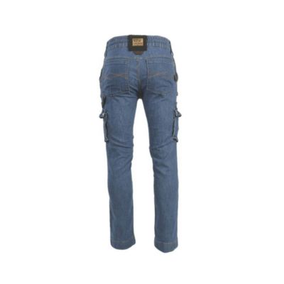 Pantalon de Travail Usain - Taille 46 - Bleu - Résistant et Confortable - D-Work