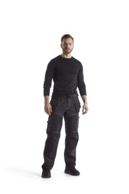 Pantalon de travail X1500 Cordura DENIM Marine/Noir - Taille 56, modèle 150011408999