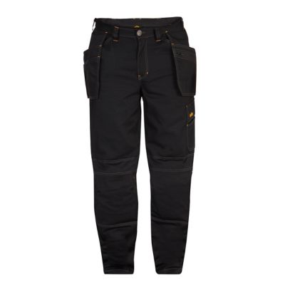 Pantalon Fox noir Site taille 46 Coton et polyester (PES)