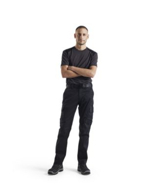 Pantalon industrie stretch 2D Noir/Gris foncé - Pantalon travail stretch 2D Blaklader