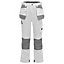 Pantalon Site Jackal Blanc/gris Taille 40