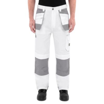 Pantalon Site Jackal Blanc/gris Taille 44