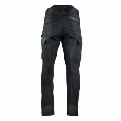 Pantalon stretch FACOM RUNNER FXWW1001E Noir/Gris/Rouge Taille 38 - entrejambe 80 cm.