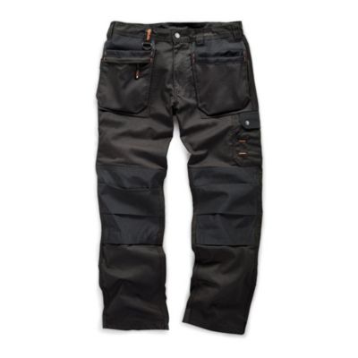 Pantalon Worker Plus Noir Taille 44 R - Confort et Résistance - Idéal pour le Travail - Scruffs