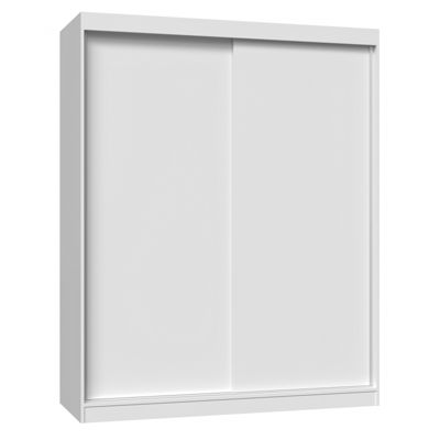 PAOLO - Armoire penderie à 2 portes coulissantes - Largeur 160 cm - Dressing de chambre 2 portes