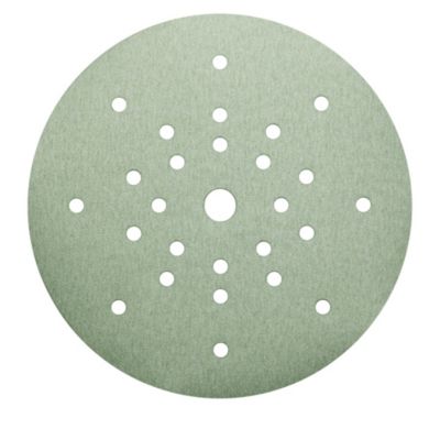 Papier abrasif corindon ø225 mm grain 180 anti-encrassement, lot de 5