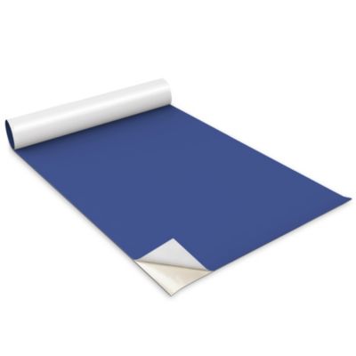 Papier Adhésif Pour Meuble Wallfluent 100x50 cm Couleur Bleu Foncé Facile À Nettoyer Et Amovible