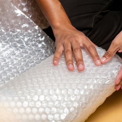Papier bulle transparent en rouleau L.10 m x l.100 cm, Mottez