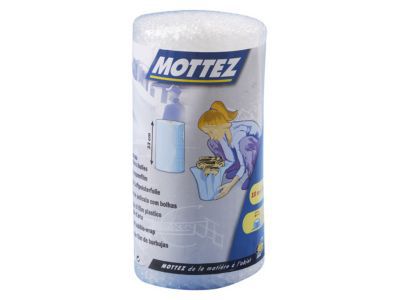 Papier bulle transparent Mottez rouleau L. 10 m x l.33 cm