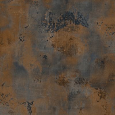 Papier peint à motif vinyle intissé GoodHome Fuch effet béton bleu marine