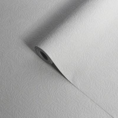 Papier peint à peindre vinyle intissé feuillage L.1000 x l.52 cm William Morris Willow