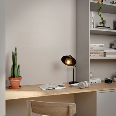 Papier peint à peindre vinyle intissé texturé blanc L. 2500 x l. 106 cm GoodHome Laurus