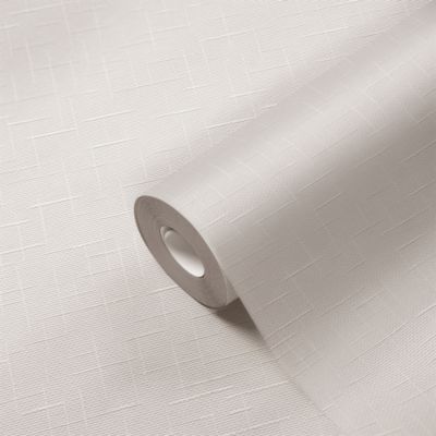 Papier peint à peindre vinyle intissé texturé blanc L. 2500 x l. 106 cm — free download
