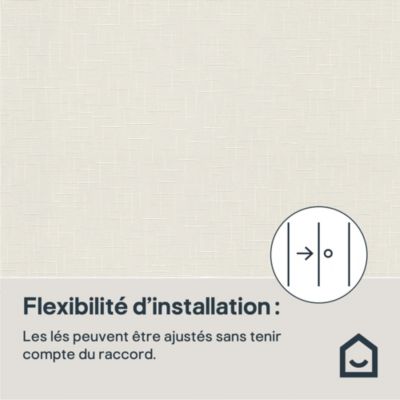 Papier peint à peindre vinyle intissé texturé blanc L. 2500 x l. 106 cm — free download