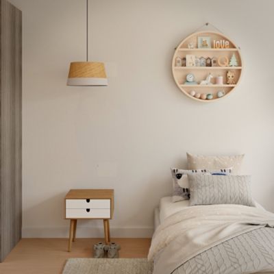 Papier peint à peindre vinyle intissé, texturé L.1000 x l.53cm, GoodHome Wampi