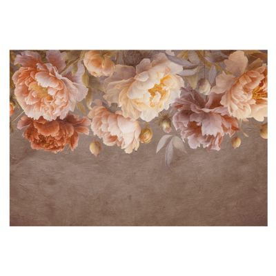 Papier Peint Adhésif Wallfluent 152x104 cm Élégance florale Pour les passionnés de nature et d'art botanique