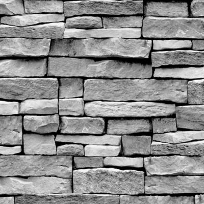 Papier peint Arrou gris motif pierre L.10m x l.53 cm