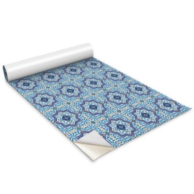 Papier Peint Auto Adhesif Wallfluent 100x50 cm Carreaux Portugais Pour ...